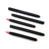 Rubberized Square Ballpoint Pen Stylus without Clip