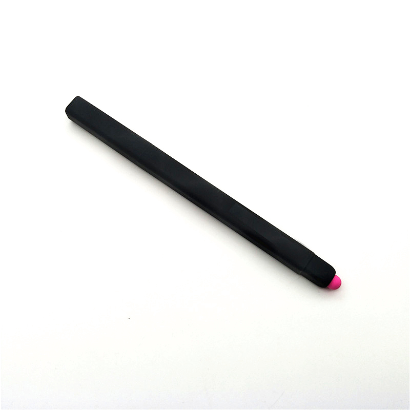 Rubberized Square Ballpoint Pen Stylus without Clip