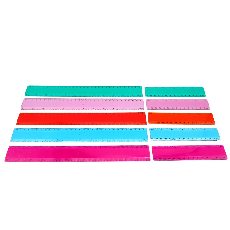6 inches Translucent Color Ruler