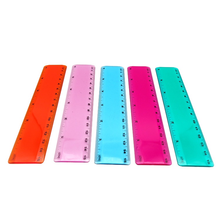 6 inches Translucent Color Ruler