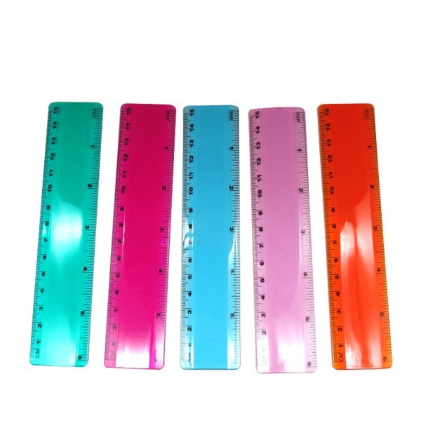 6 inches Translucent Color Ruler