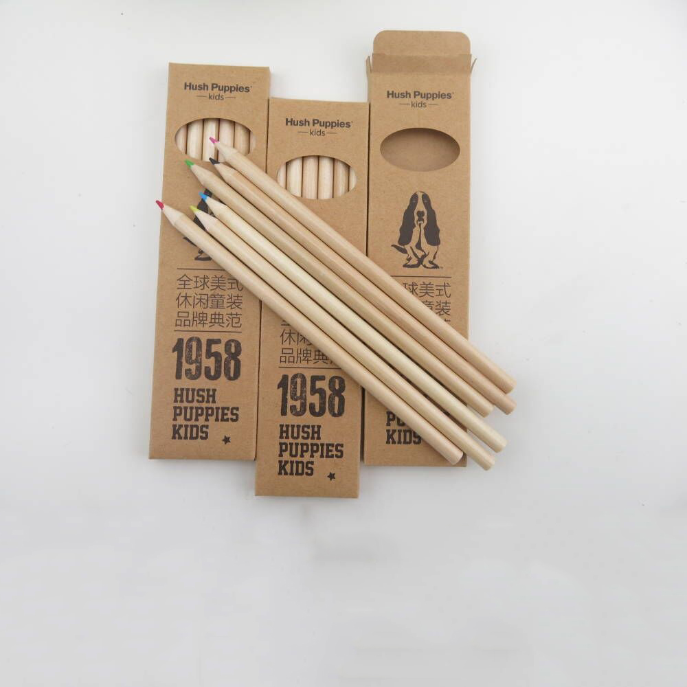 6-Piece 7 Inch Colored Pencil Set in Box