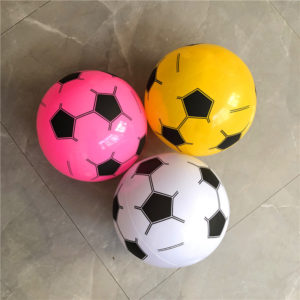 Custom 16 inches PVC Inflatable Football  Beach Ball