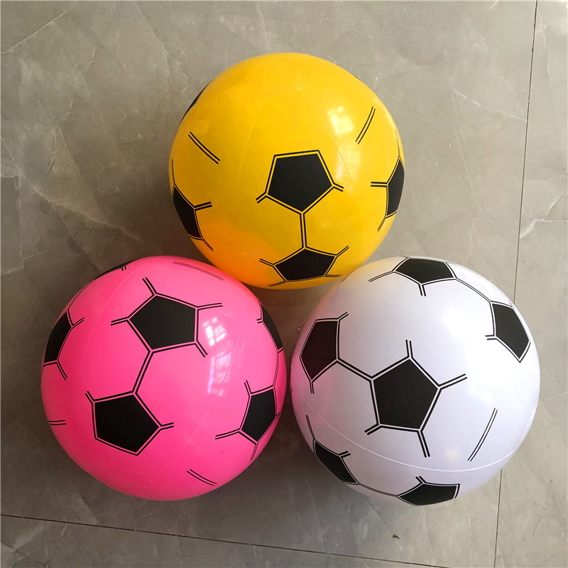 Custom 16 inches PVC Inflatable Football  Beach Ball