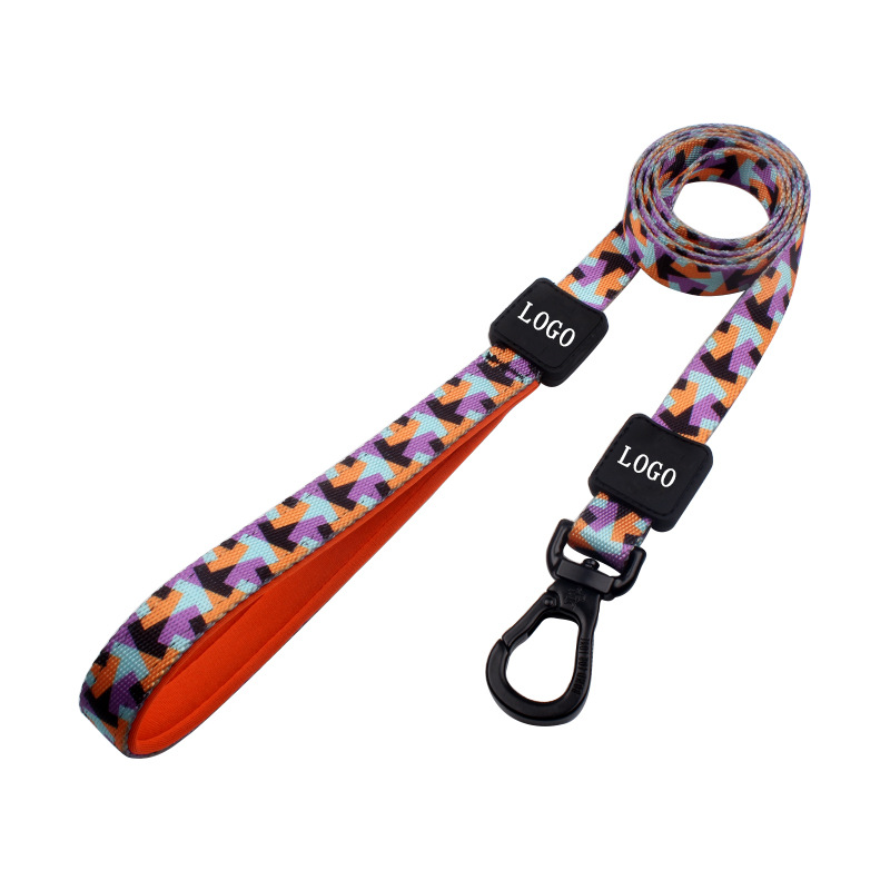 Custom Logo Rectractable Polyester Pet Leash