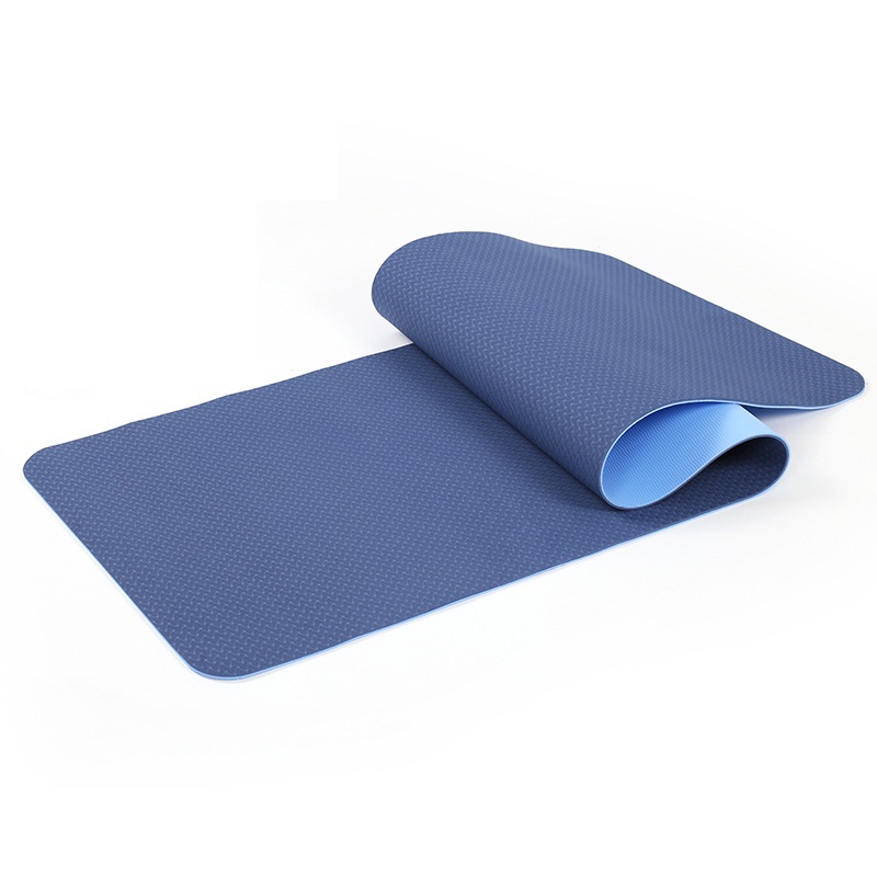 TPE Logo Custom Yoga Mat With Straps