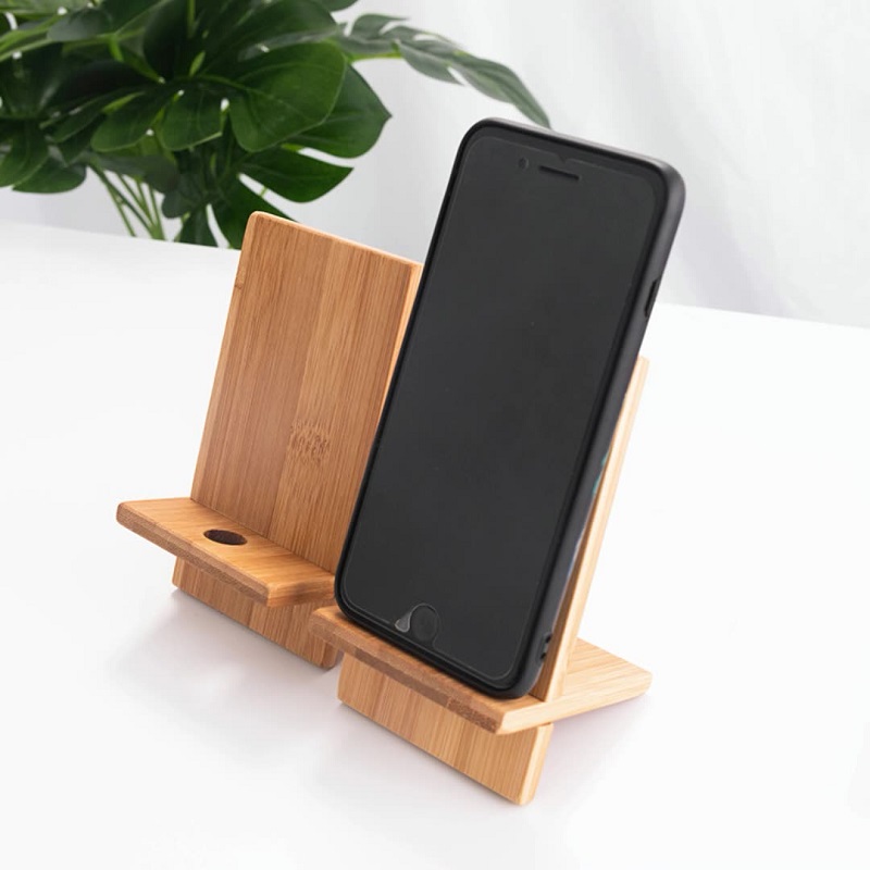 Splicing Bamboo Mobile Phone Stand Tablet Computer Base