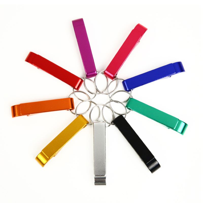 Beer Bottle Opener Multifunctional Aluminum Alloy Keychain