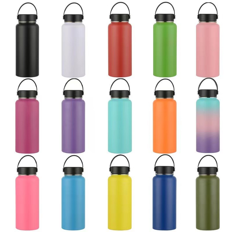 12oz Stainless Steel Vacuum Bottles with Handle