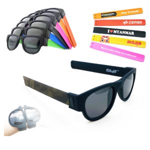 Folding Bracelet Slap Sunglasses