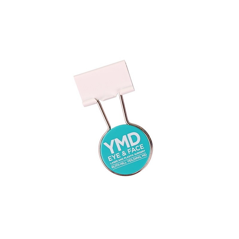 Round Metal Binder Clip Paper Clamp
