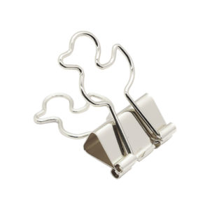 Cartoon Duck Shaped Metal Binder Clip Paper Clamp