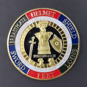 Zinc 1.75 inches Brass Challenge Coin Gold Plating