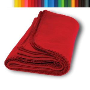 Economy Fleece Blanket w Merrow edging 50 X 60