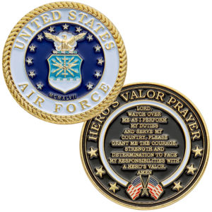 Zinc 1.5 inches Brass Challenge Coin