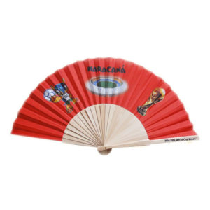 9 inches Bamboo Wood Summer Folding Hand Fan