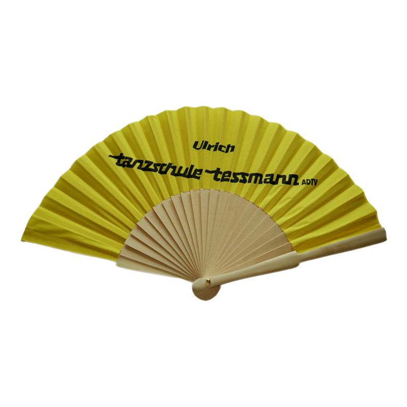 9 inches Bamboo Wood Summer Folding Hand Fan