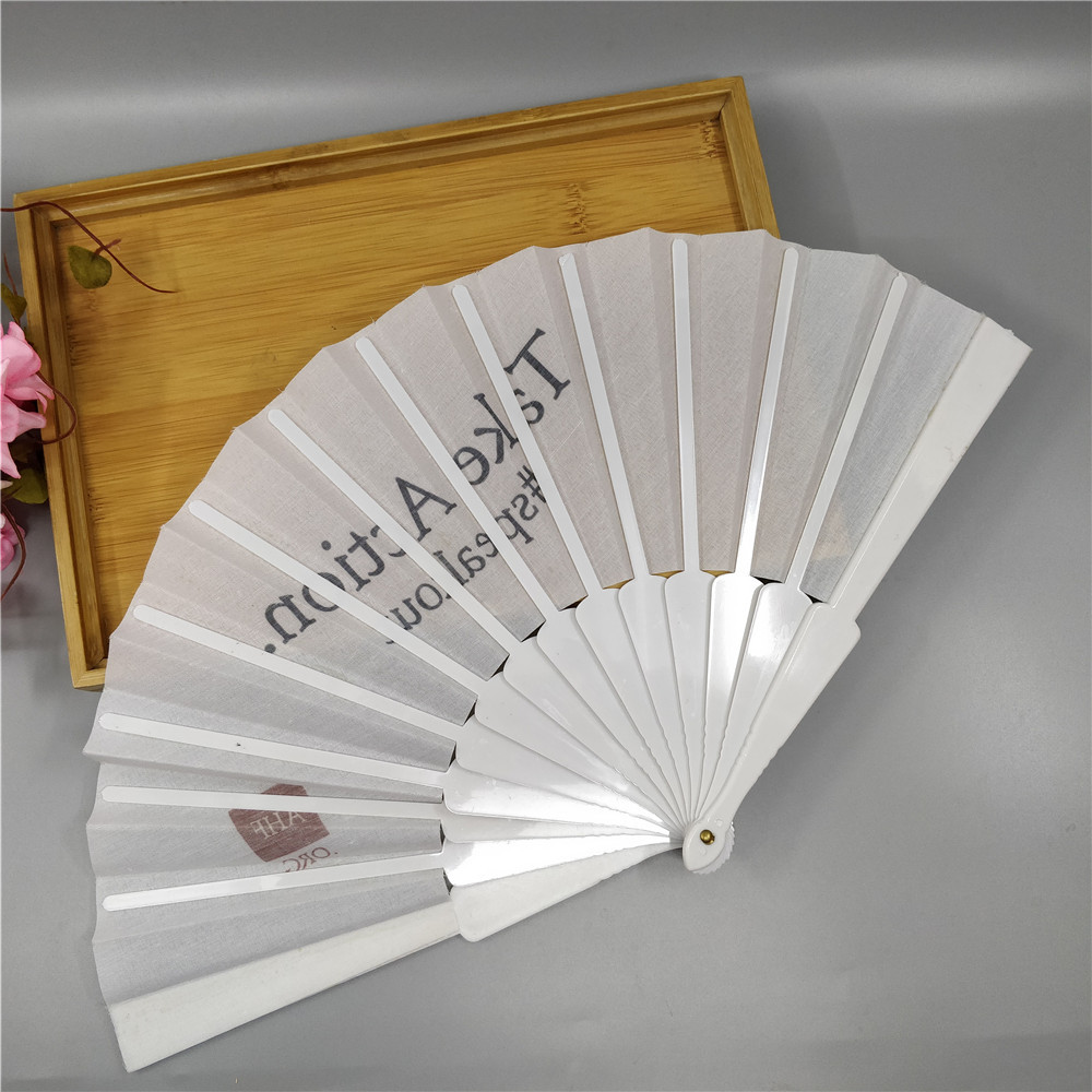 Folding Fabric Hand Fan