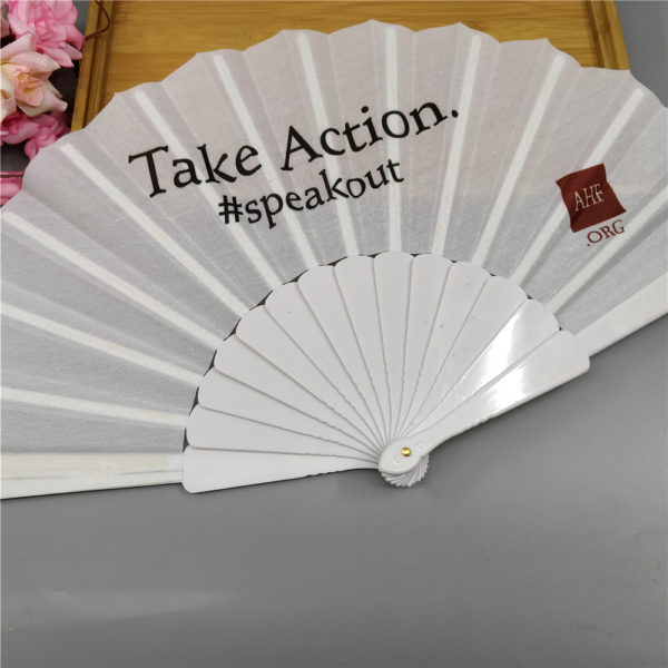 Folding Fabric Hand Fan