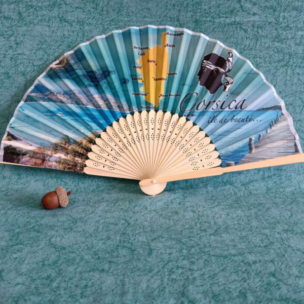 Bamboo Folding Paper Hand Fan