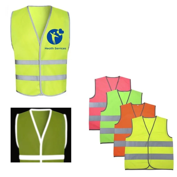 Basic Reflective Safety Vest with Logo