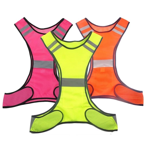 Safety Running Vest with Logo