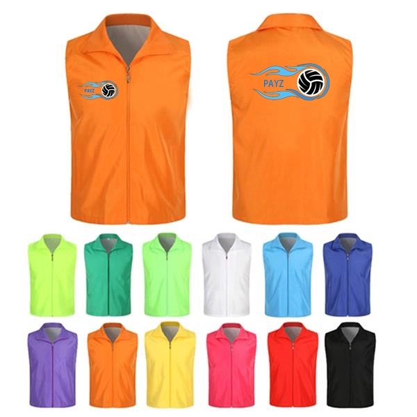 Volunteer Vest with Pockets with Logo