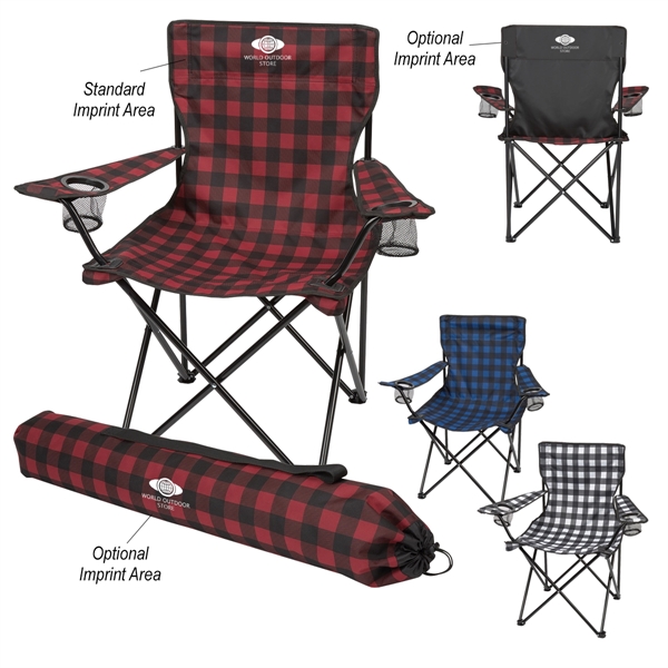 Northwoods Folding Chair With Carrying Bag with Logo