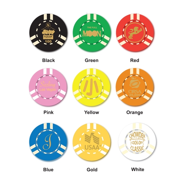 6 Stripe Chips with Logo
