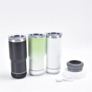 Stainless Steel Mug with Wireless Speaker