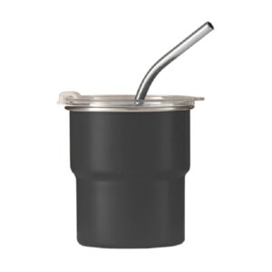 10oz Stainless Steel Cups with Lids and Straws
