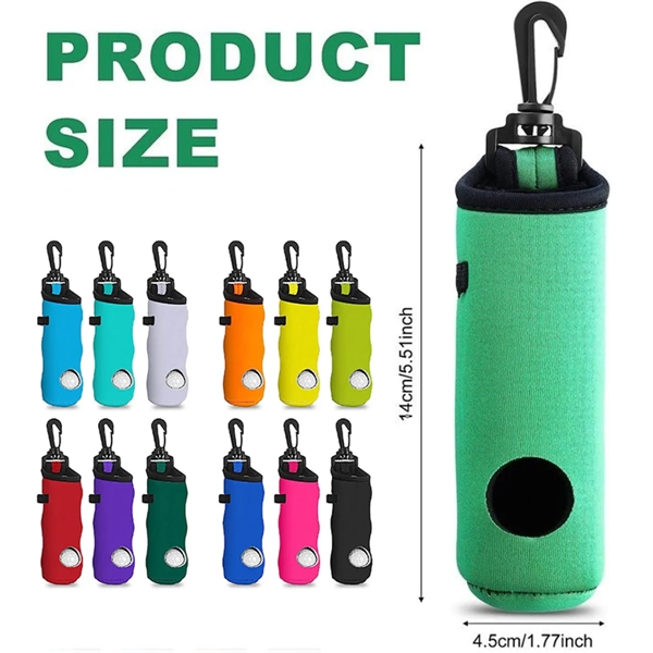 Custom Portable Multicolor Pouch Golf Ball Carry Bags