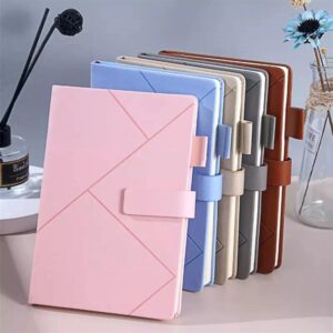 Pu Magnetic Buckle Notebook With Pen Holder