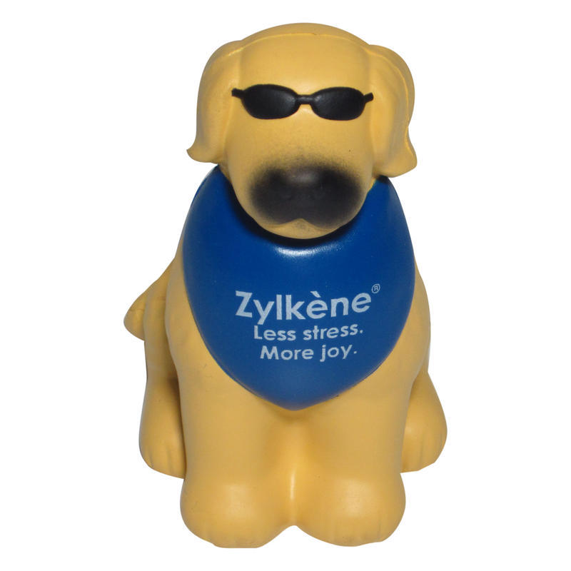 Creative Puppy with Black Sunglasses Shaped Stress Ball