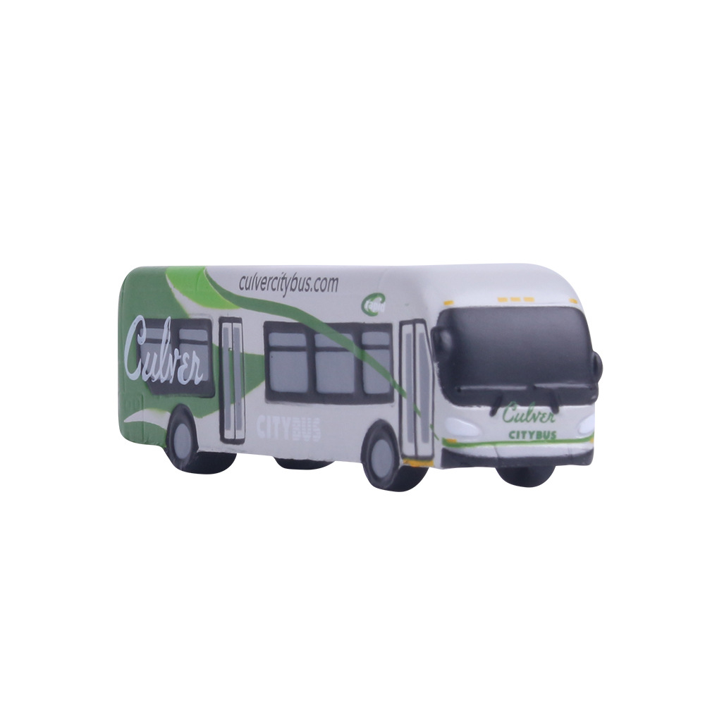 Foam Bus-shaped Stress Balls with Your Logo