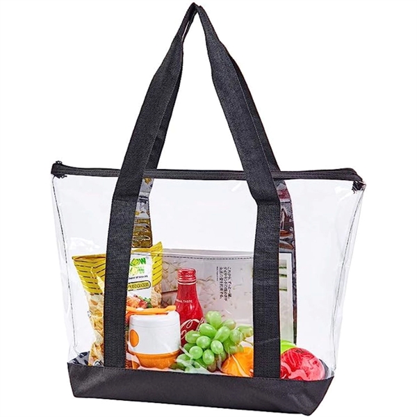 Tote Bag Stadium Approved Clear PVC (19" X 14" X 5.7")
