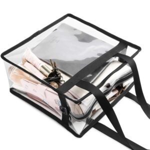 Clear PVC Zippered Cosmetic Bag