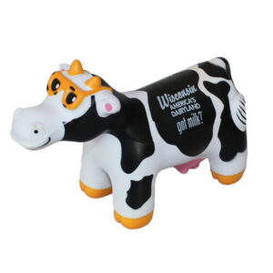Foam Cows with Glasses Stress Ball with Customized Logo