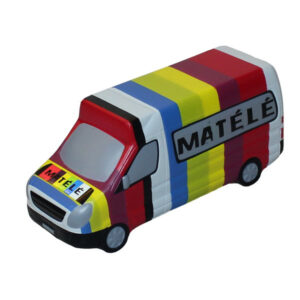 Foam Colorful Van Shaped Stress Ball with Customized Logo