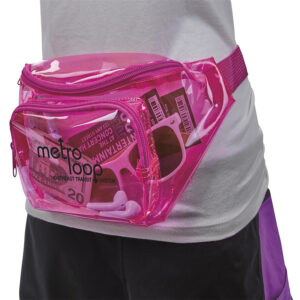 Clear PVC Transparent Crossbody Pack Waist Bag