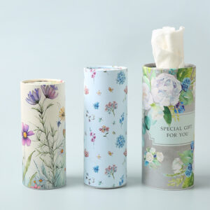 Full Color Printing 2 Ply Napkin Canister