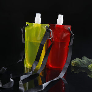 Portable Sports Water Bag With Strap 16oz