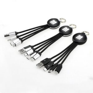 Creative 4-in-1 Charging Cable with Lumious LOGO
