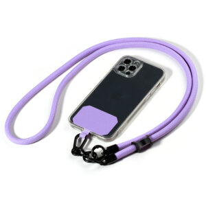 Anti-Loss  TPU Phone Back Clip with Neck Strap