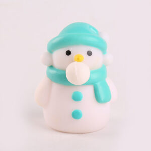 TPR Snowman Bubble-Blowing Stress Ball
