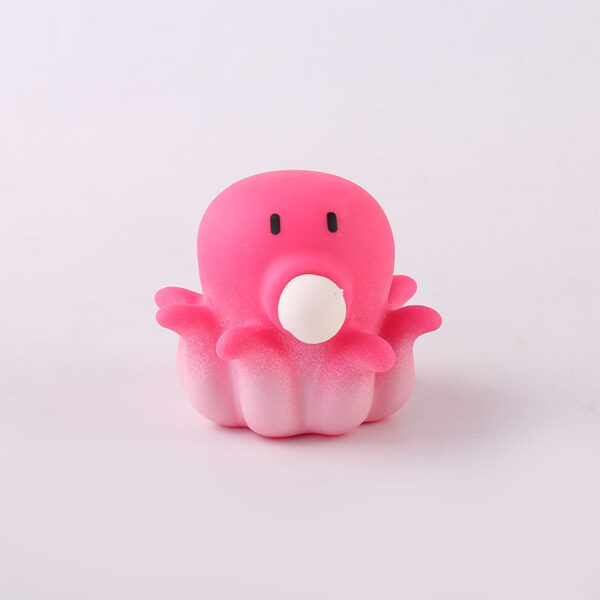 Cute Octopus Blow Bubble Stress Ball