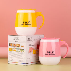 Double-Layer Stainless Steel Automatic Stirring Mug
