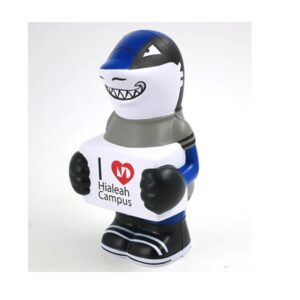 Card-Holding Shark Person Stress Ball