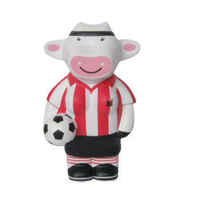 Bull-shaped Soccer Player Stress Ball