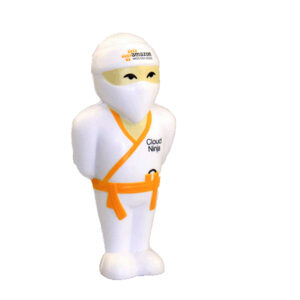 White Ninja Stress Ball